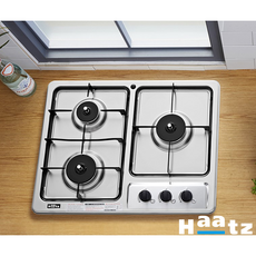 Haatz 쿡탑 빌트인 가스레인지 3구, GC-3605SDBH, LNG