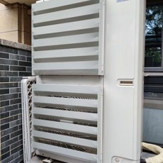 커버 윈드 에어컨 실외기 에어가드 가이드 방향 보조샤시, M. 좁은 버전 550x550x60