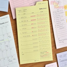 마이하루 점착식메모지 점착 플래너, (07 머니)