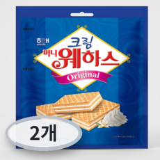 해태제과 크림 미니 웨하스, 150g, 2개