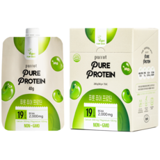 퓨롯 퓨어 프로틴 특허받은 단백질 쉐이크 [식물성 칼슘 마그네슘 BCAA 함유], 7개, 40g