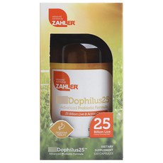 ZAHLER Dophilus 250 億個 CFU 膠囊, 1個, 120顆, 1罐