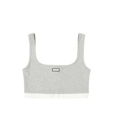 엔타이어스튜디오 골지 버튼 디테일 브라