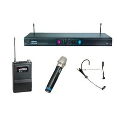 MIPRO MR-9000 雙頻無線麥克風 嘉強, 頭戴式麥克風*1,頭戴式麥克風*1