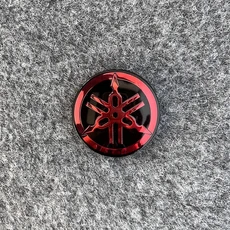 아크릴 야마하 스티커 로고 오토바이 탱크 데칼 엠블럼 XMAX TMAX NMAX YZF R1 R3 R6 TRACER, 01 Red