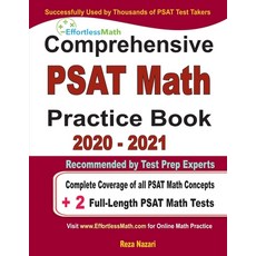 Comprehensive PAST Math Practice Book 2020 - 2021: Complete Coverage of all PSAT Math Concepts + 2 F... Paperback, Effortless Math Education