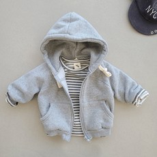 寶寶男女童連帽衛衣開衫外套 春秋裝拉鏈衫