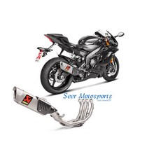 Akrapovic YZF R6 EVO 全段 鈦合金 蠍子管 排氣管 適用於 YAMAHA R6，提升性能與獨特聲浪, 1個, EVO Line 鈦合金前段＋鈦尾段