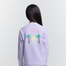 내셔널지오그래 NATIONAL GEOGRAPHIC KIDS K252URG650 반집업 그래픽 래쉬가드 LTEE LAVENDER 454543
