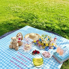 휴대용 캠핑 매트 방수 방습 해변 야외 잔디 시트 쿠션 그라운드 패드 스프링 투어, 5. [140*150cm는 2~3인에게 적합합니다.]