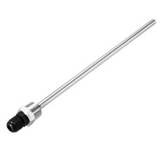8mm Dia G1/2 Thermowell Weldless 스테인리스 스틸 201 맥주 발효기용 케이블 글랜드 50mm 길이 검은색, G1/2 x 250mm, Black