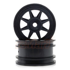 ABC Hobby 1/10 Mini 輪框 - 7爪 / 黑框 (No.24191) 缺貨中..., 1個