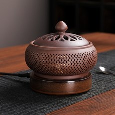 菲仕德 加熱式陶瓷薰香爐，可定時調溫，電子薰香爐, 1個, 扁平款 110V