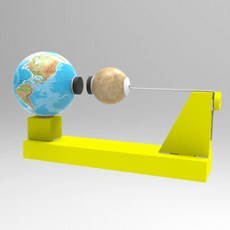 지구와 달 거리 만유인력 인력 공전 지구본 표본 교구, 상품선택