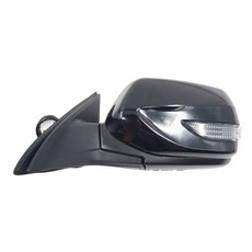 汽車後視鏡總成，帶方向燈，安全耐用，易於安裝, 1個, 副駕
