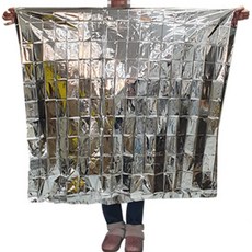 비상용담요 조난 구호용 은박 바람막이 응급구조 보온, 1개