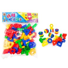 幼福 轉轉螺絲積木 3歲以上兒童益智玩具, 詳見包裝