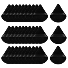 네스터몰 초밀착 픽싱력 UP 파우더퍼프, 30개, 블랙