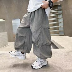 賣場優選童裝 兒童防蚊褲 男童速幹褲子春夏2025新款薄款長褲夏天防蚊褲大兒童夏季工裝褲