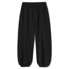 파르티멘토 PARTIMENTO 와이드 스웨트 조거 팬츠 블랙 180482