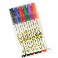 엠비아5 네임펜 6색 네임펜F