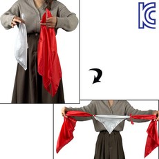 JL매직 [KC인증] 코미디실크 신기한 매듭 마술 어린이도 쉽게 할 수 있는 간단한 초보 마술 도구, 1세트, 해법영상 제공, 초급