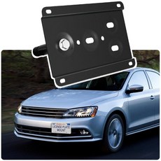 도난 방지 번호판 홀더 링컨 에비에이터/해적/노틸러스 2세대/네비게이터 4세대와 호환 전면 그릴 번호판 브래킷 장착 키트 드릴 범퍼 프레임 없음, MK7 GTI Golf 2015-2021