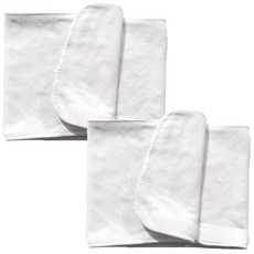 뷰티허브 벨크로 와이드 사각 헤어 터번, 2개, 화이트