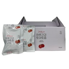 토마토즙 진짜리얼100% 통째로 갈아만든 유기농 토마토, 110ml, 30개