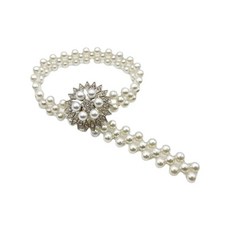 크리스탈 커튼 타이백 자석 홀더 장식 스트랩 액세서리 침실 거즈 패널 도어 창문, 1. Silver Flower