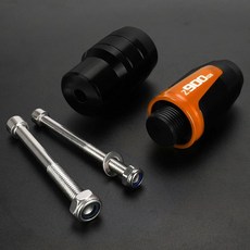 오토바이 배기 슬라이더 충돌 패드 보호대, 1개, 1. A Orange