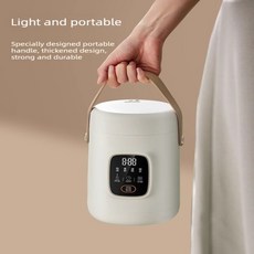 220V 1.4L 멀티 프레시 쿠킹컵 전기 스튜컵 소형 죽 조리기구 및 304 스테인리스 스틸 음식 및 야채 보관함, 01 220v