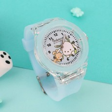 산리오 LED 불빛 시계 캐릭터 바늘시계 손목시계 한교동 포차코