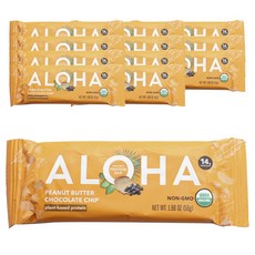 Aloha 蛋白棒花生醬巧克力片 12 條, 672克