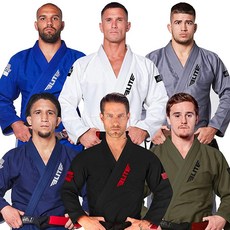 엘리트 스포츠 BJJ 도복 남성용 IBJJF 기모노 BJJ 주짓수 도복 방축 가공 원단 및 무료 띠 특별 치수 표 참조 프리미엄 화이트 치수 3 462578