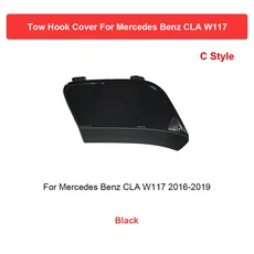 메르세데스 CLA W117 AMG 라인 쿠페 CLA180 CLA200 용 전면 견인 후크 커버 1178856900, 06 C Black