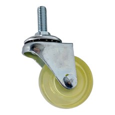 LYR 2吋PU輪家具輪 靜音萬向輪 推車小輪子 DIY改裝, M8牙-活動 萬向, 1個