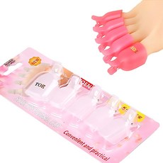 발톱 페디 젤제거 쏙오프클립 5개입, 1세트, 반투명