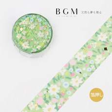BGM 燙金金箔和紙膠帶 - 草坪, 1個