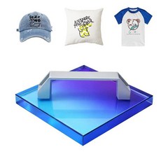 HTV 티셔츠용 손잡이가 달린 쿨링 블록 24.1 x 12cm(9.5 x 4.75인치) 공예 도구 쿨러 열 전달 비닐 승화 종이 DTF 필름 승화 HTV 아이언 온, 15.2 x 15.2cm(6 x 6인치)