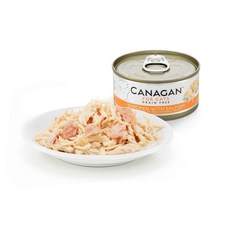 卡納根CANAGAN 雞肉佐鮭魚貓食品 75g x12入 短效, 1個, 雞肉佐鮭魚