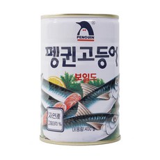 펭귄 고등어 통조림, 400g, 3개