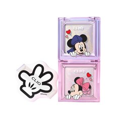 CLIO 珂莉奧 迪士尼聯名款 輕透光定妝蜜粉餅，控油提亮，持久服貼，打造自然透亮妝感, 02 CANDY MELLOW, 1個