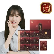 농협홍삼 한삼인 홍기천 6년근 진세노이드 골드 홍삼액 50ml 30포+쇼핑백, 1개, 30회분