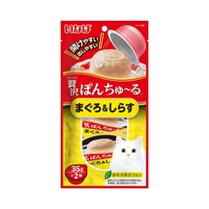 이나바 챠오 퐁츄르 챠오퐁 고양이 간식, 24개, 35g, 참치&치어 (TSC-42)