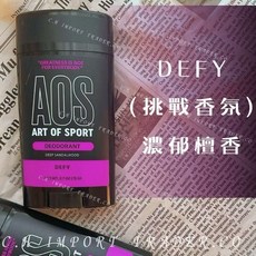 AOS Art of Sport 體香膏 DEFY 深檀香, 76g, 1個