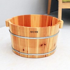 히노끼족욕통 발습식 편백나무 족욕기 40CM 발찜질 건식 원목, B. 21cm, 기본 모델명/품번