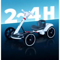 어린이 전동카트 접이식 유아전동차 원격조종 아동장난감 전기카 자동차 배터리 포함 선물용, 블랙 하이엔드(6V6Ah 대용량 배터리)