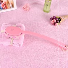 後背塗抹乳液工具抹背抹藥擦藥背部塗身體乳洗澡刷塗藥搓灰神器, 1個, 粉紅色抹藥神器