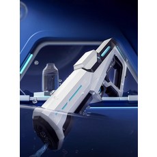 물총 자동 여름콘서트 워터밤 물놀이 대용량 오토매틱 워터건, 배터리+고글, C, 1개